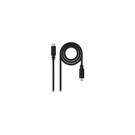Nanocable USB-C/M a USB-C/M 1.5m Negro(10.01.2301-L150)