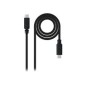 Nanocable USB-C/M a USB-C/M 1.5m Negro(10.01.2301-L150)