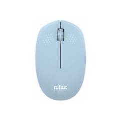 Ratón NILOX Wireless 1000dpi Azul Claro (NXMOWI4012)