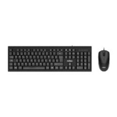 Teclado+Ratón NILOX USB Negro (NXKME0011)