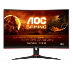 Monitor Gaming AOC 24" VA FHD Curvo Negro (C24G2AE/BK)