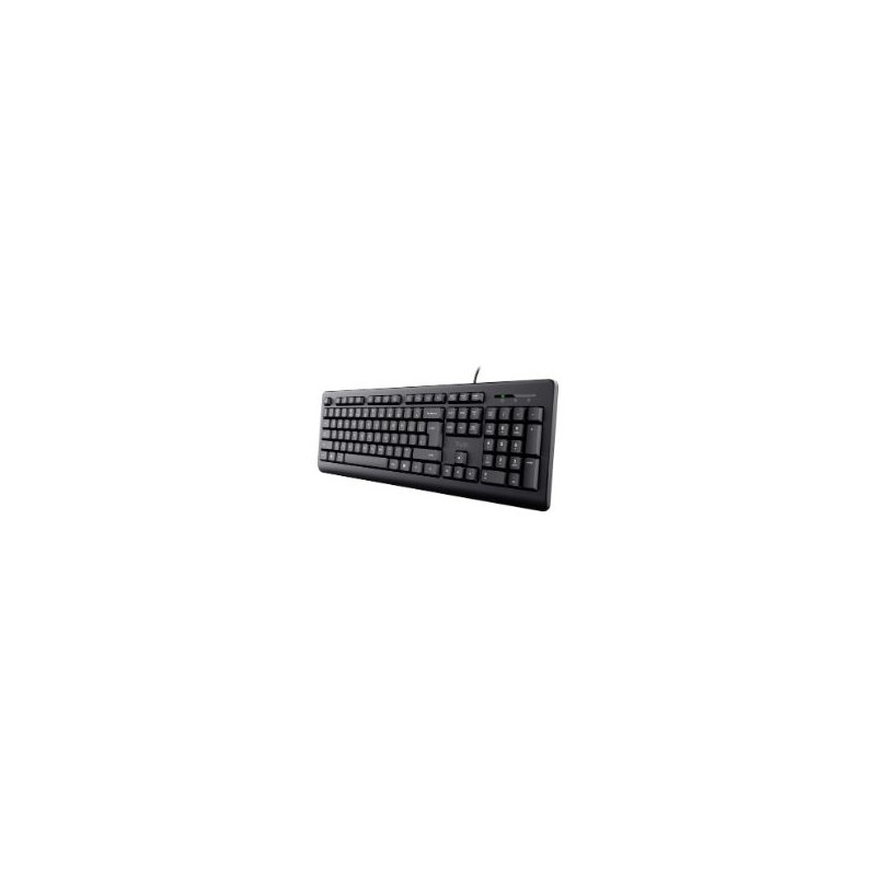 Teclado TRUST Primo Diestro QWERTY Negro (23883)