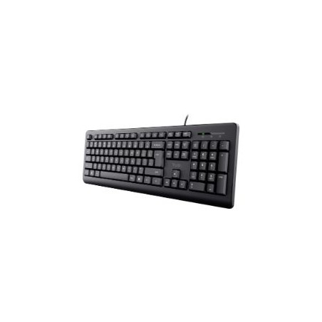 Teclado TRUST Primo Diestro QWERTY Negro (23883)