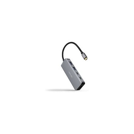 Dock Nanocable USB-C a 2xUSB/HDMI/PD Gris (10.16.1006)