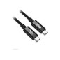 Cable Club 3D USB-C 4/M a USB-C 4/M 1m Negro (CAC-1576)