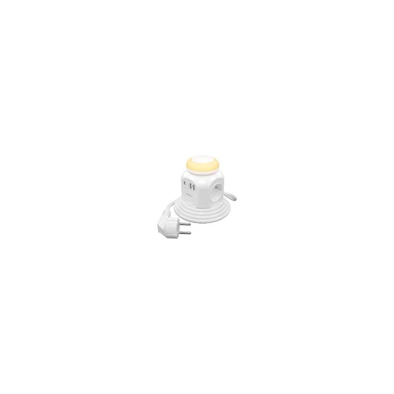 Regleta AISENS 4xSchuko 3xUSB Blanca (ASPS-2A1CLPQ02-W) Regleta AISENS 4xSchuko 3xUSB Blanca (ASPS-2A1CLPQ02-W)