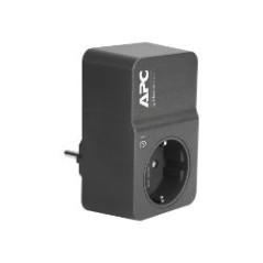 Protector de Sobretension APC 1xSchuko Negro (PM1WB-GR)