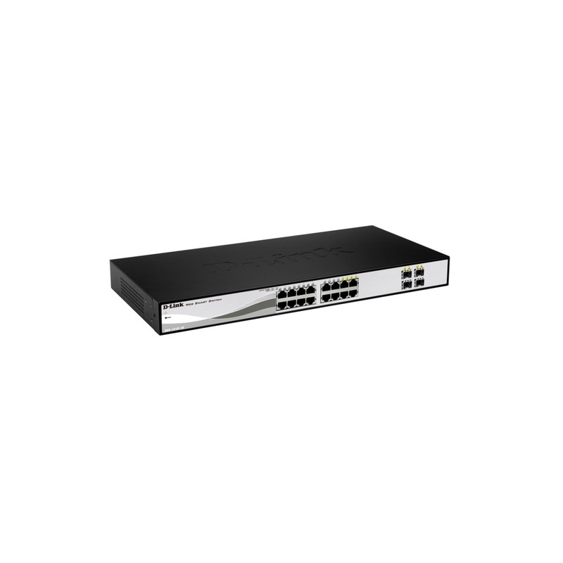 Switch D-Link 16xRJ45 GbE 4xSFP Rack (DGS-1210-16/E) Switch D-Link 16xRJ45 GbE 4xSFP Rack (DGS-1210-16/E)