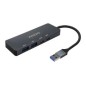 Hub AISENS USB-A a 2xUSB-A 2xUSB-C Gris (A106-0746)