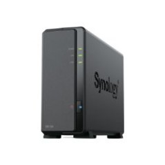 NAS Synology DiskStation 1Gb SATA 1 Bahía Negro (DS124)