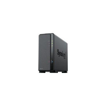 NAS Synology DiskStation 1Gb SATA 1 Bahía Negro (DS124)