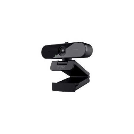 WebCam Trust TW-200 FHD USB Micrófono Negra (24734)