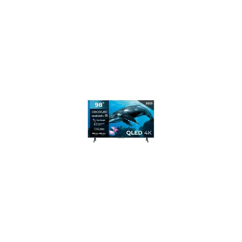 TV CECOTEC VQU30098+ 98" QLED 4K UHD Android TV (03622)