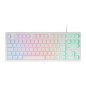 Teclado Mars Gaming TKL H-Mech USB RGB Blanco(MK023WES)