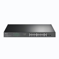 Switch TP-Link 18xRJ45 2xSFP PoE+ Negro (TL-SG1218MP)