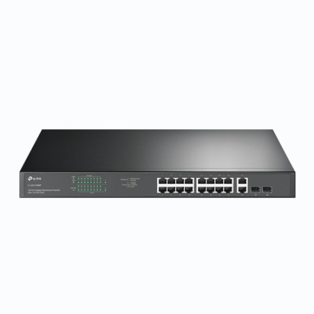 Switch TP-Link 18xRJ45 2xSFP PoE+ Negro (TL-SG1218MP)