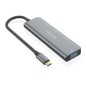 Hub AISENS USB-C a 3xUSB-A 1xUSB-C 15cm Gris(A109-0764)