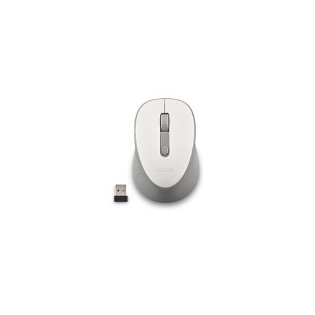 Ratón NGS Dew White Wireless 1600dpi Blanco (DEWWHITE)