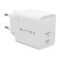 Cargador TARGUS HyperJuice 2xUSB-C 35W Blanco (HJG35EU)