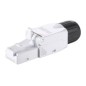 Conector EQUIP RJ45 Cat6a Kit 5 Negro/Blanco (EQ121162)