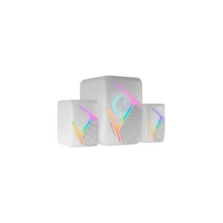 Altavoces Mars Gaming 2.1 35W USB 3.5mm Blanco (MSH21W)