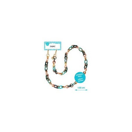 Cadena ZANAÉ karma tierra azul 130cm Multicolor (18330)
