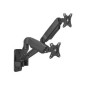 Soporte Pared AISENS 2 Brazos 17-32" Negro(WT32TSR-225)