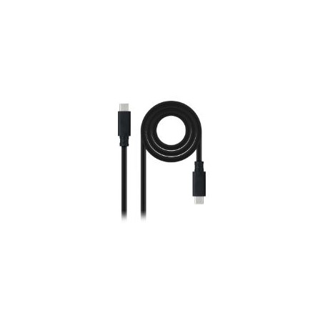 Nanocable USB-C/M a USB-C/M 100W 3m Negro (10.01.4103)