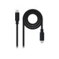 Nanocable USB-C/M a USB-C/M 100W 3m Negro (10.01.4103)
