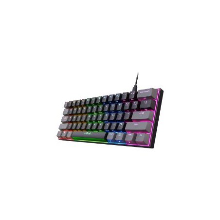Teclado Gaming Trust GXT867 Acira RGB USB Negro (24885)