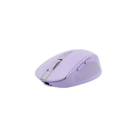 Ratón Trust Ozaa Óptico RF/Bluetooth Morado (25384)