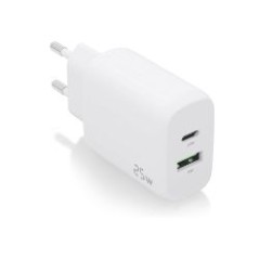 Cargador Pared AISENS USB-C USB-A 25W Blanco(A110-0758)