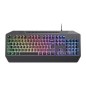 Teclado Gaming Trust GTX836 Evocx RGB USB Negro (24998) Teclado Gaming Trust GTX836 Evocx RGB USB Negro (24998)