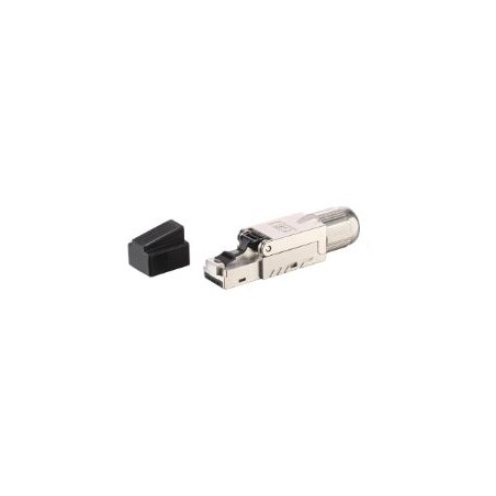 Conector EQUIP RJ45 Cat8.1 Kit 5 Negro/Acero (EQ121172)