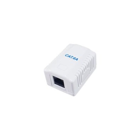 Roseta EQUIP 1xRJ45 Cat.6a Hembra Blanco (EQ235215)