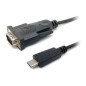 Cable EQUIP USB-C/M a RS232 DB9/M 1.5m Negro (EQ133392) Cable EQUIP USB-C/M a RS232 DB9/M 1.5m Negro (EQ133392)