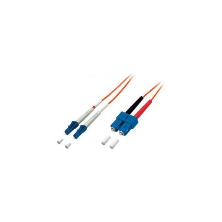 Fibra Óptica EQUIP LC/M a SC/M 1m Naranja (EQ254321)