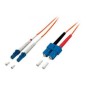 Fibra Óptica EQUIP LC/M a SC/M 1m Naranja (EQ254321)