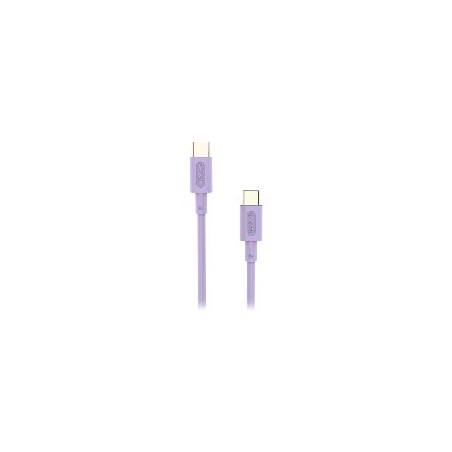 Cable NUBBEH Elisium USB-C/USB-C 1m Lila (NBTCABLCCP1)