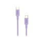 Cable NUBBEH Elisium USB-C/USB-C 1m Lila (NBTCABLCCP1)