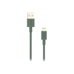 Cable NUBBEH USB-A/Lightning 1m 2A Verde (NBTCABLALG1)