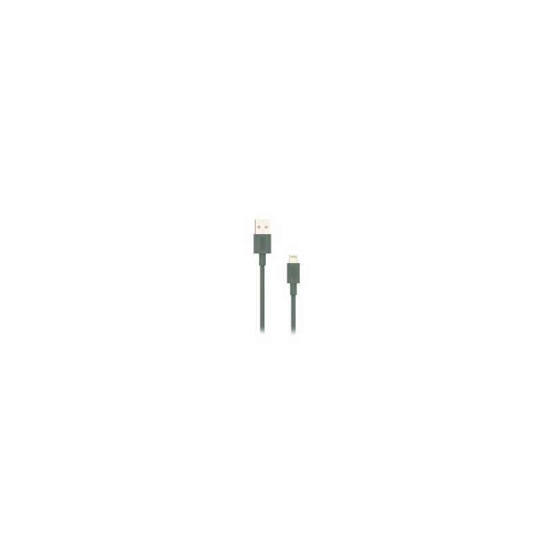 Cable NUBBEH USB-A/Lightning 1m 2A Verde (NBTCABLALG1)