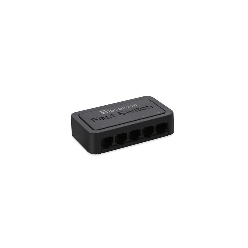 Switch LevelOne 5xRJ45 10/100 Negro (FEU-0512)