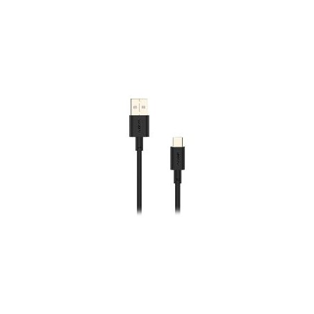 Cable NUBBEH Elisium USB-A/USB-C 1m Negro (NBTCABLACB1)