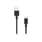 Cable NUBBEH Elisium USB-A/USB-C 1m Negro (NBTCABLACB1)