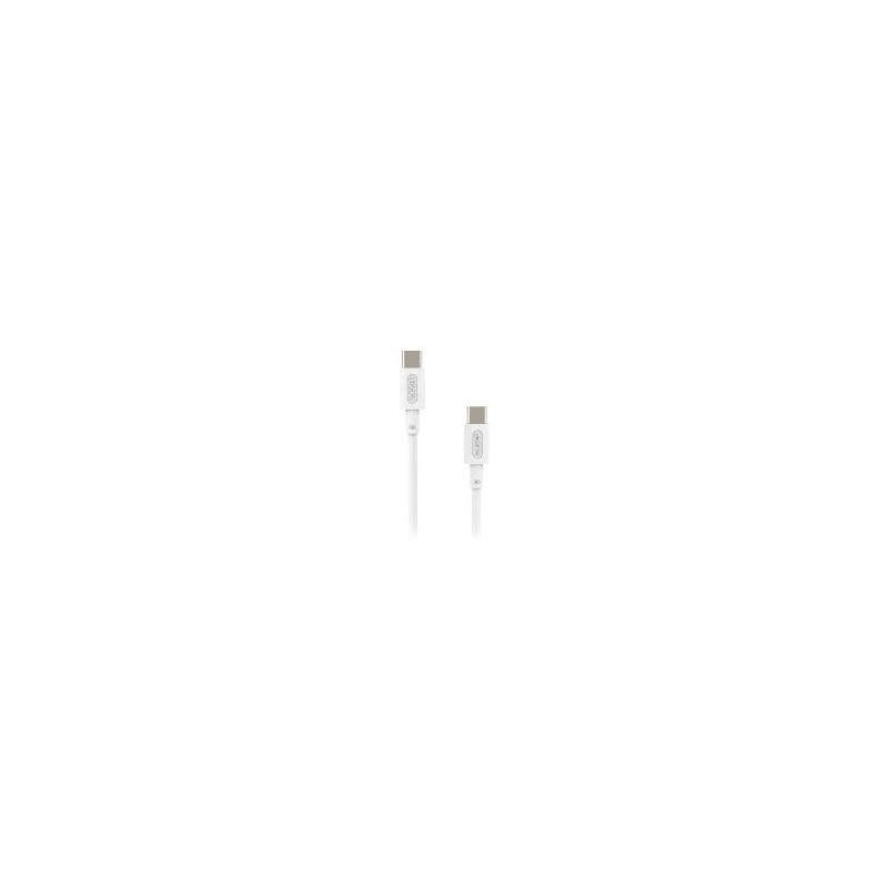 Cable NUBBEH Elisium USB-C/USB-C 1m Blanco(NBTCABLCCW1)