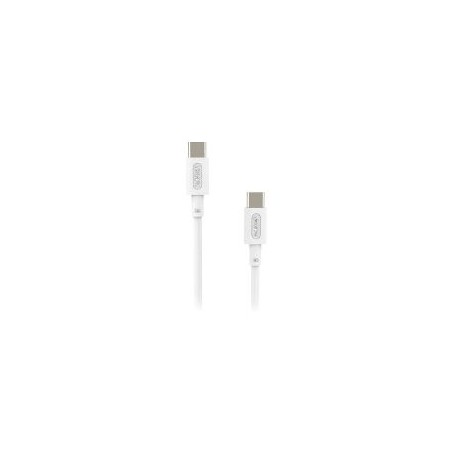 Cable NUBBEH Elisium USB-C/USB-C 1m Blanco(NBTCABLCCW1)