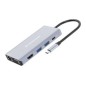 Adaptador CONCEPTRONIC USB-C 10en1 100W Gris (DONN20G) Adaptador CONCEPTRONIC USB-C 10en1 100W Gris (DONN20G)