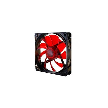 Ventilador NOX Coolfan 120mm Negro/Rojo (NXCFAN120LR)