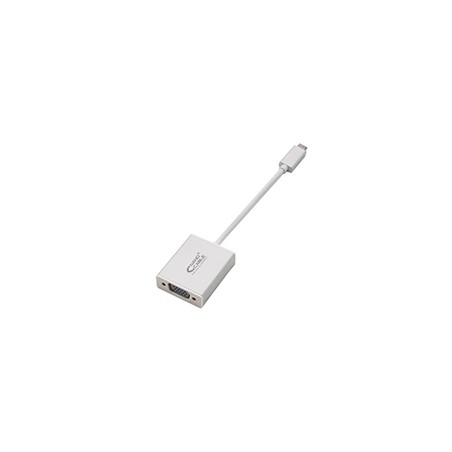 Nanocable USB-C/M a VGA/H 10cm Plata (10.16.4101)